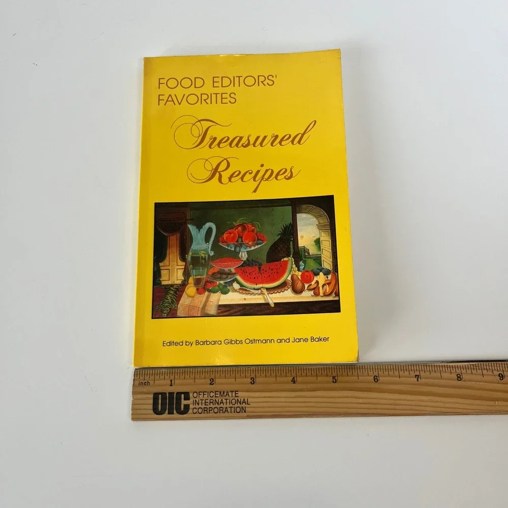 Food Editors Favorites Treasured Recipes Cookbook 1983 Ostmann Baker Paperback